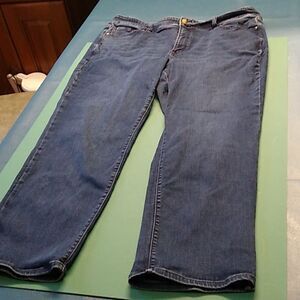 Lane Bryant women's 20 Flex Magic Waistband Tighter Tummy High-Rise Straight leg